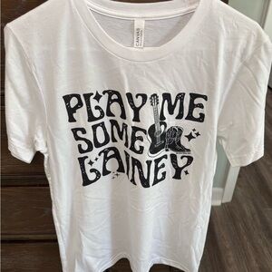 Bella Canvas White Tee with Black Graphic